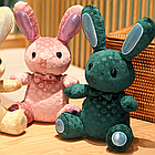 М'яка іграшка "Зайчик LV" 38см, Зелений / Дитяча плюшева іграшка / Плюшевий зайчик / Іграшка зайка, фото 7