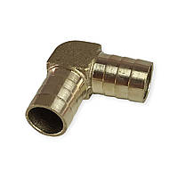 Перехідник (кут) шлангів обігрівача (D 16х16) латунь БС Авто