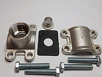 Врізання хомут 1 на трубу вихід 3/4в посилена (Нікель)