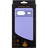 Чохол Silicone Cover Lakshmi Full Camera (AAA) для Google Pixel 8a | Мікрофібра Бузковий / Dasheen, фото 4