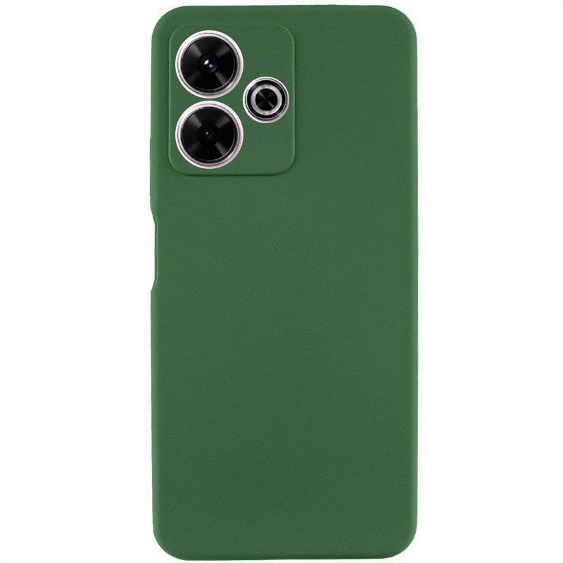 Чохол Silicone Cover Lakshmi Full Camera (AAA) no Logo для Xiaomi Redmi Note 14 5G | Зелений / Cyprus Green
