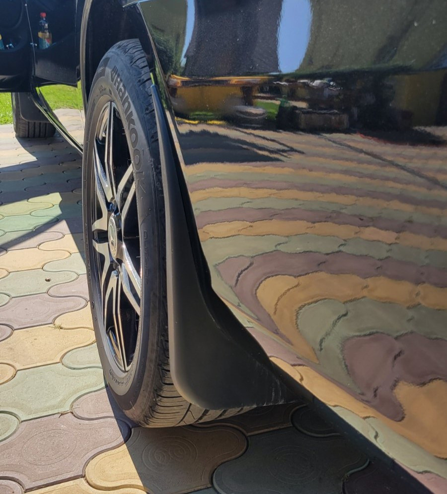 Задні бризковики для Mercedes Vito V-class W447 Резинопластик (2 шт), фото 1