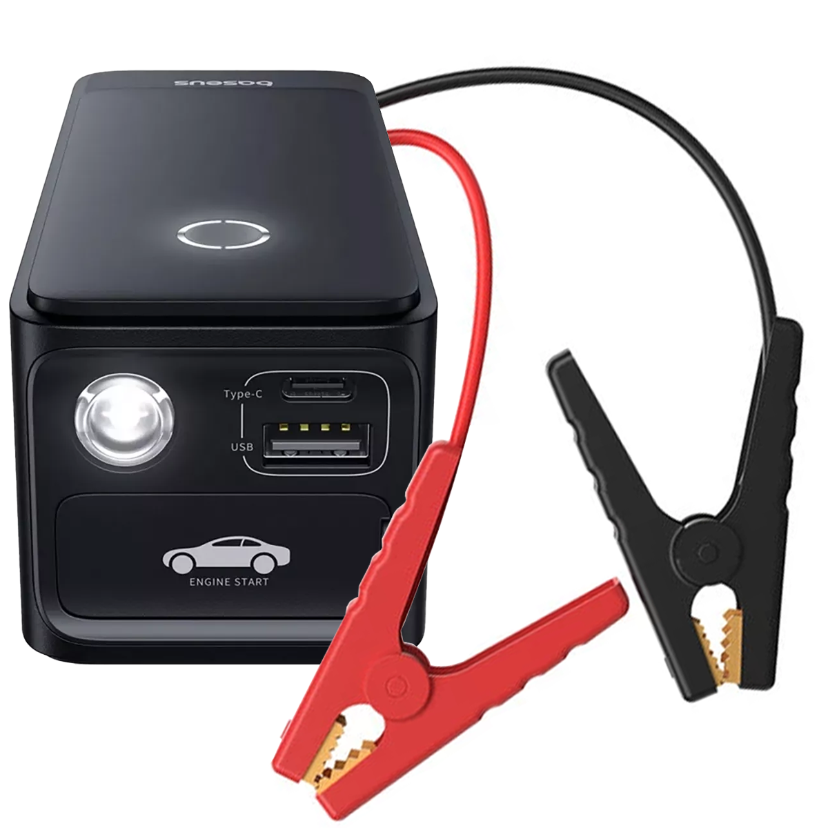 Мініатюрний але потужний пусковий пристрій Baseus Super Energy Alpha Jump Starter 6000 mAh 600A