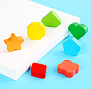 Дерев'янаий розвиваючий Сортер 3 & 1 MD 0852 цифри, фігури, кільця, риболовля, фото 4