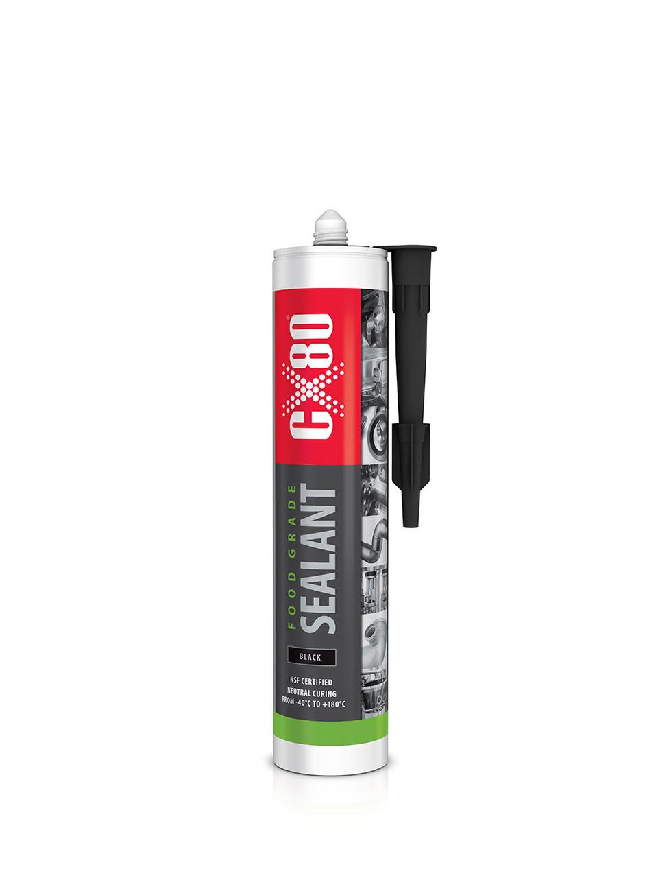 Силіконовий герметик для ущільнення сполук, що контактують із харчовими продуктами та питною водою СХ80, фото 1