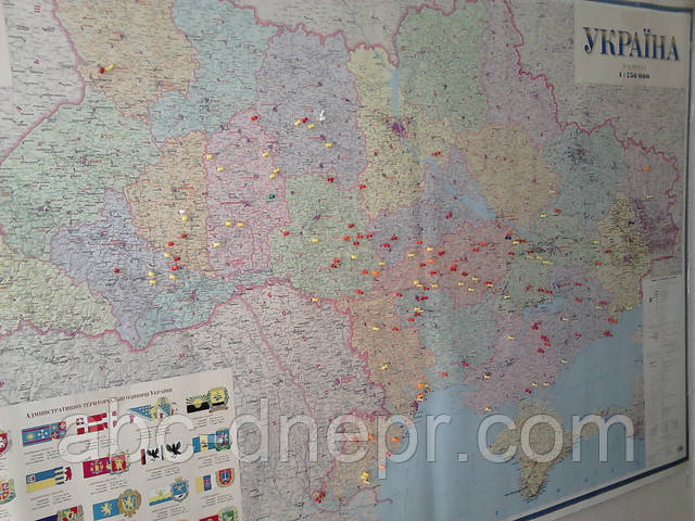 Географія реалізованих проектів грудень 2016 року