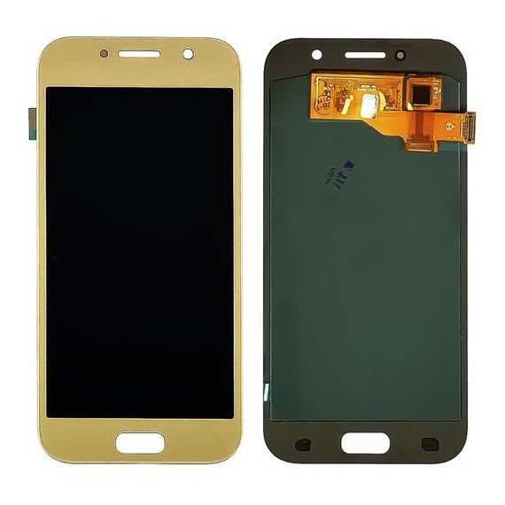 Дисплей для Samsung A520 Galaxy A5 2017 із сенсорним склом (Золотий) OLED