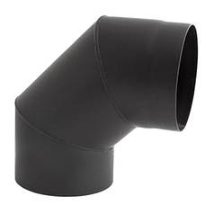 Коліно Darco 90° на димохід Ø 120 чорна сталь 2 мм