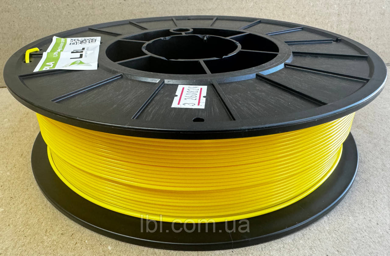 PLA пластик для 3D принтера Жовтий 0.800 кг / 260 м / 1.75 мм