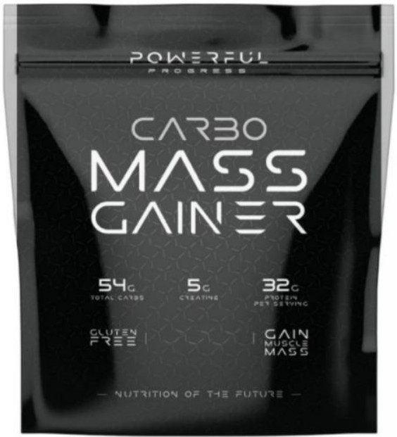 Гейнери Gainer Powerful Progress Carbo Mass Gainer 2 кг лісовий горіх