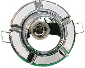 Світильник точковий Feron 098- R50 230V E14 60W метал сірий-хром кв