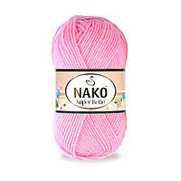 Nako BABY SUPER BEBE (Бейби cупер бебе) № 4430 розовый ( Пряжа 100% акрил, нитки для вязания)