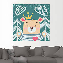 Картини за номерами 20*20 "Принцеса ведмедиця" №HH7063, Strateg