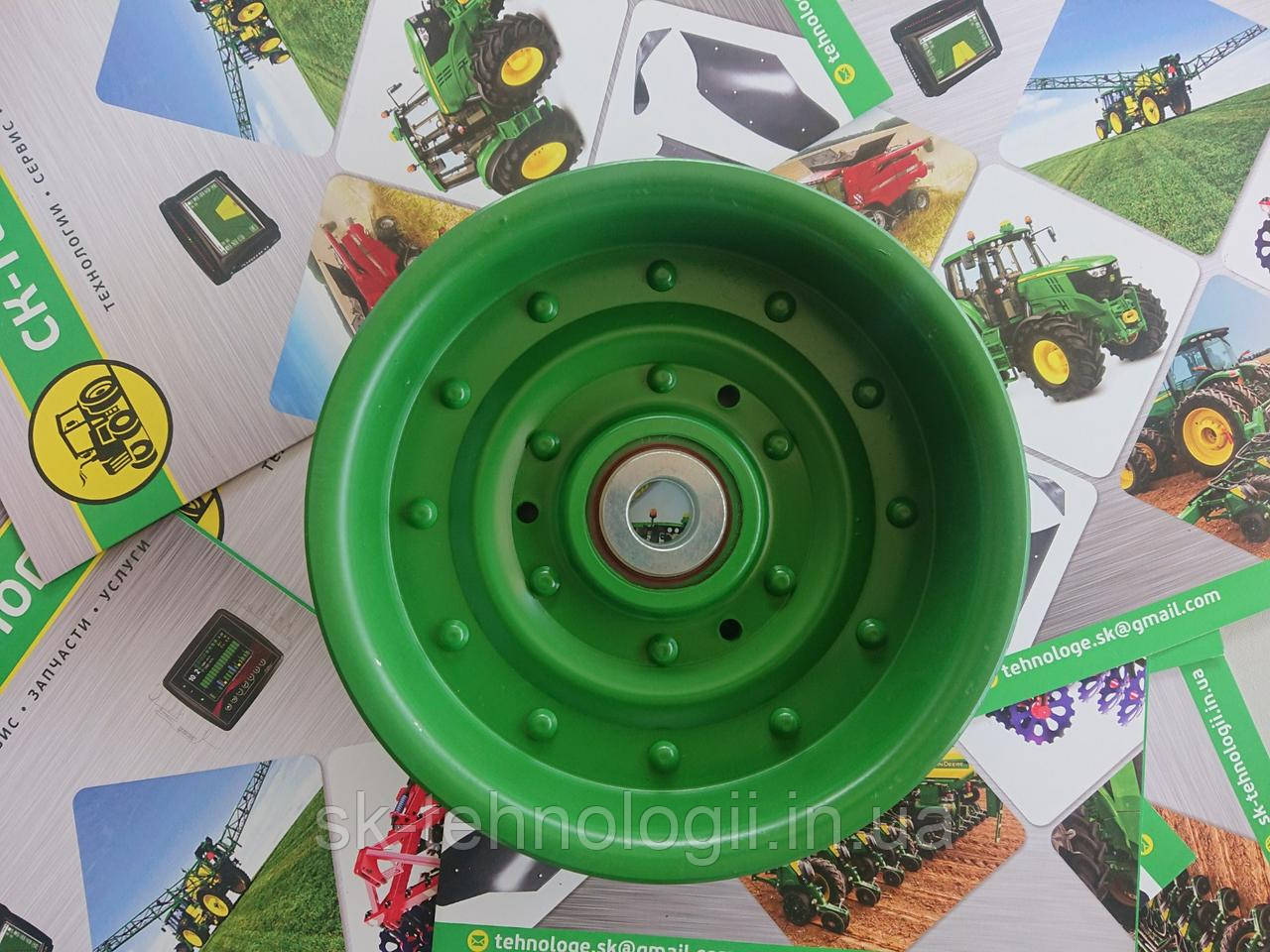 Шків натяжний приводу подрібнювача John Deere AH210922 (Cametet), фото 1