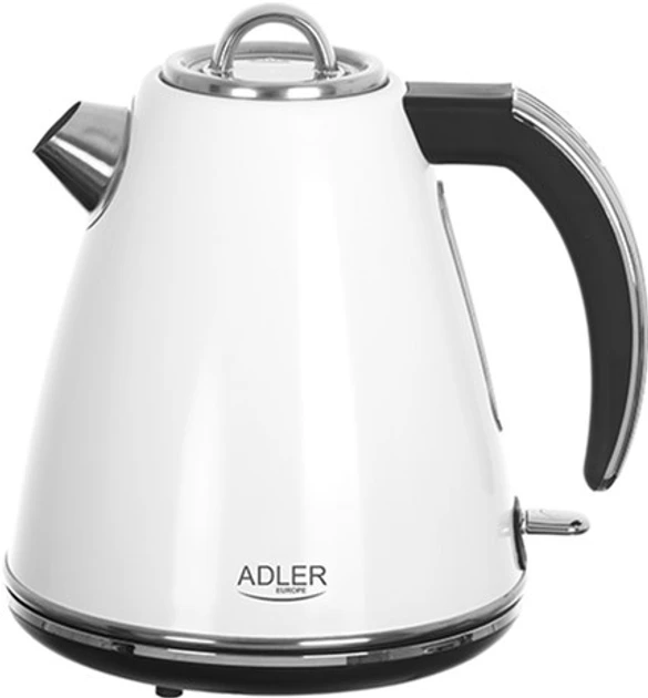 Чайник електричний Adler AD 1343 (2200 Вт, 1,5 л, неіржавіючої сталі, індикатор рівня води)