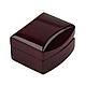 Футляр під червоне дерево для ювелірних виробів лакований під кулон і прикраси розмір 7х6.5х4.5 см - фото 1 - id-p1652056207