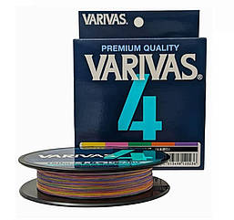 Шнур Varivas PE Line X4 Multicolor 150m 11.32kg 0.205mm #1.5