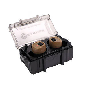 Активні тактичні беруші для стрільби Earmor M20T (CB) Coyote Brown з Bluetooth
