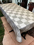 Скатертина Клейонка " Декорама" на флізеліновій основі.  Ширина: 1,4 м, фото 2