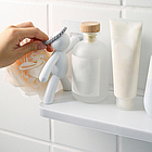 Полиця для ванної кімнати органайзер 33х14,5х13,5 см Чоловічки | Настінна поличка для приладдя, фото 3