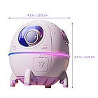 Зволожувач повітря нічник астронавт 2в1 Білий, фото 4