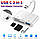Перехідник Type-C на USB, SD/TF Card Reader, перехідник для флешки та карти пам'яті (білий), фото 4