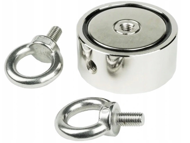 Поисковый магнит до 100 кг – неодимовый магнит с боковой и верхней ...