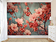 Самоклеюча плівка Oracal з малюнком "Ніжні квіти сакури", стильні фотошпалери для дому, фото 9