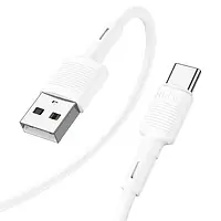 Кабель Hoco X83, Type-C-USB, 3A, White, довжина 1 м, BOX