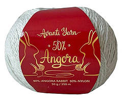 Avanti Yarn ANGORA 50 (Аванті Ярн Ангора 50) №F35 (Пряжа ангора, нитки для в'язання)