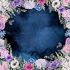 Набір двостороннього паперу 20х20см Fabrika Decoru "Night garden"  10 листів FDSP-02072, фото 2