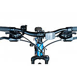 Велосипед гірський двоколісний однопідвісний алюмінієвий Royal Baby KING 21 24" Синій, фото 4