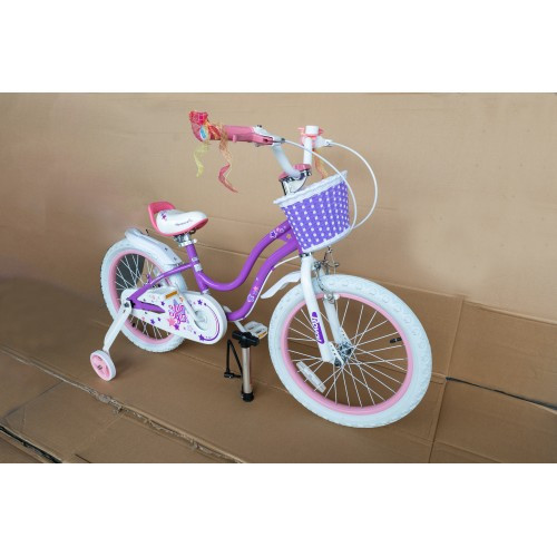 Велосипед дитячий на сталевій рамі Royal Baby Stargirl 20" зріст 130-150 см вік 7 до 11 років Фіолетовий