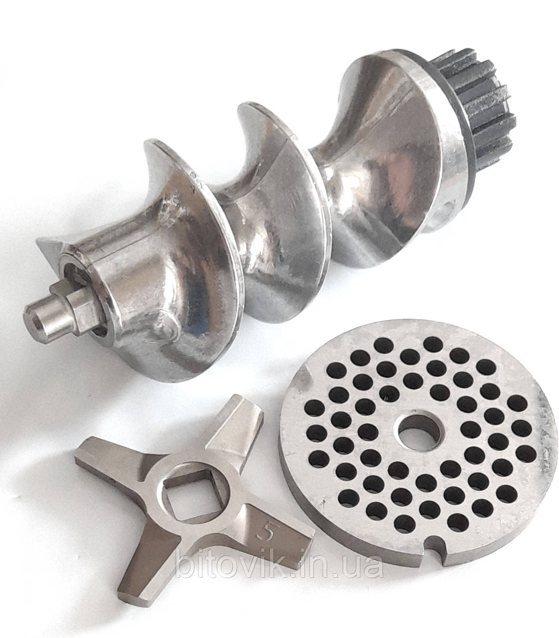 Шнек та ніж з решіткою для м'ясорубки Bosch MFW3640A