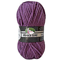 Madame Tricote Paris ALPACA GOLD (Альпака Голд) № 104 баклажан (Вовняна пряжа, нитки для в'язання)