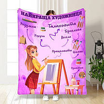 Пледы с пожеланиями Разные