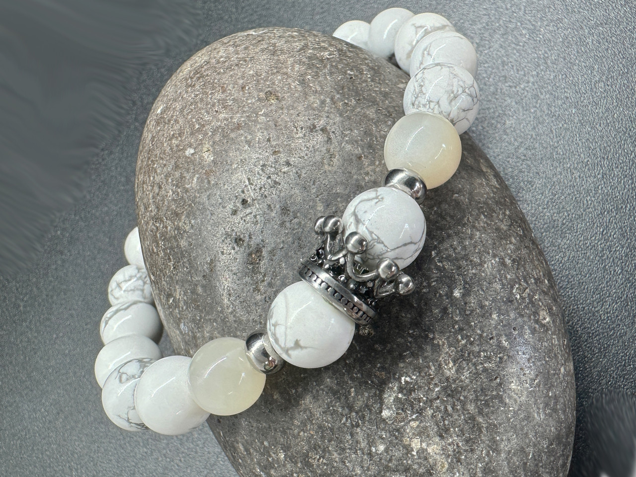 Браслет Королева з ківлиту та місячного каменю (8 мм), фото 1