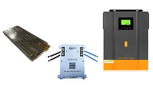 Комплект з Інвертору PowMr POW-HVM (3.2H-24V 3,2 кВт) + Li-ion Tesla 6S з БМС 4,5 кВт (1 секція без корпусу)
