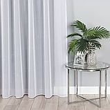 Тюль однотонний на основі креп-шифону. Колір: білий, фото 2