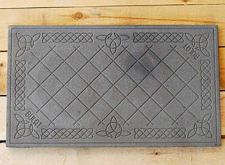 Плита глуха із візерунком Булат 710х410 мм