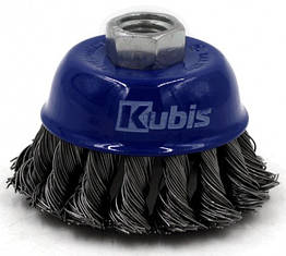Щітка-крацовка Kubis 07-06-2100 чашка плетений дріт М14*2 100мм