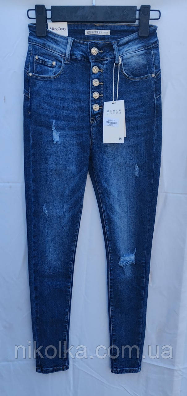 Джинси жіночі оптом, XS-XL рр., арт. Si-S6380-1, фото 1