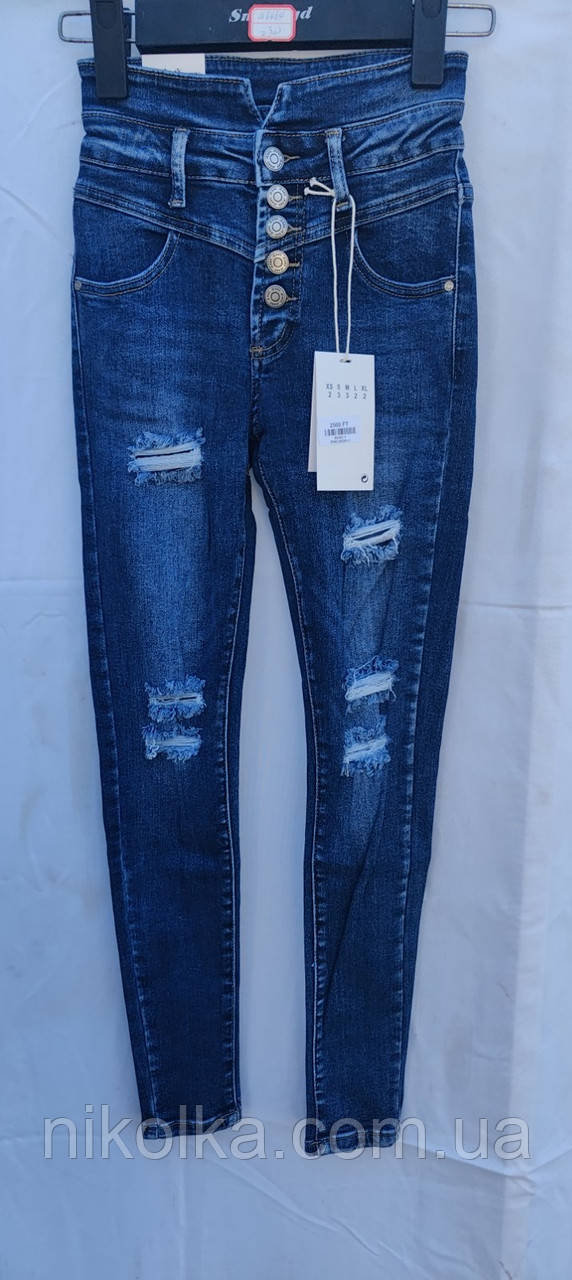 Джинси жіночі оптом, XS-XL рр., арт. Si-S6381-1, фото 1