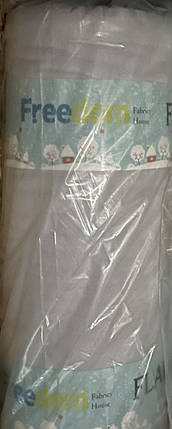 Однотонна сіра Фланель (байка) дитяча 240 см, 100% бавовняна тканина для постільної білизни, рулон 25 м, фото 1