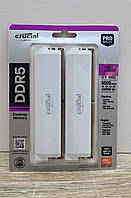 Оперативна пам'ять DDR5 32GB (kit 2*16GB) 6000MHz Crucial PRO (CP2K16G60C36U5W) нова