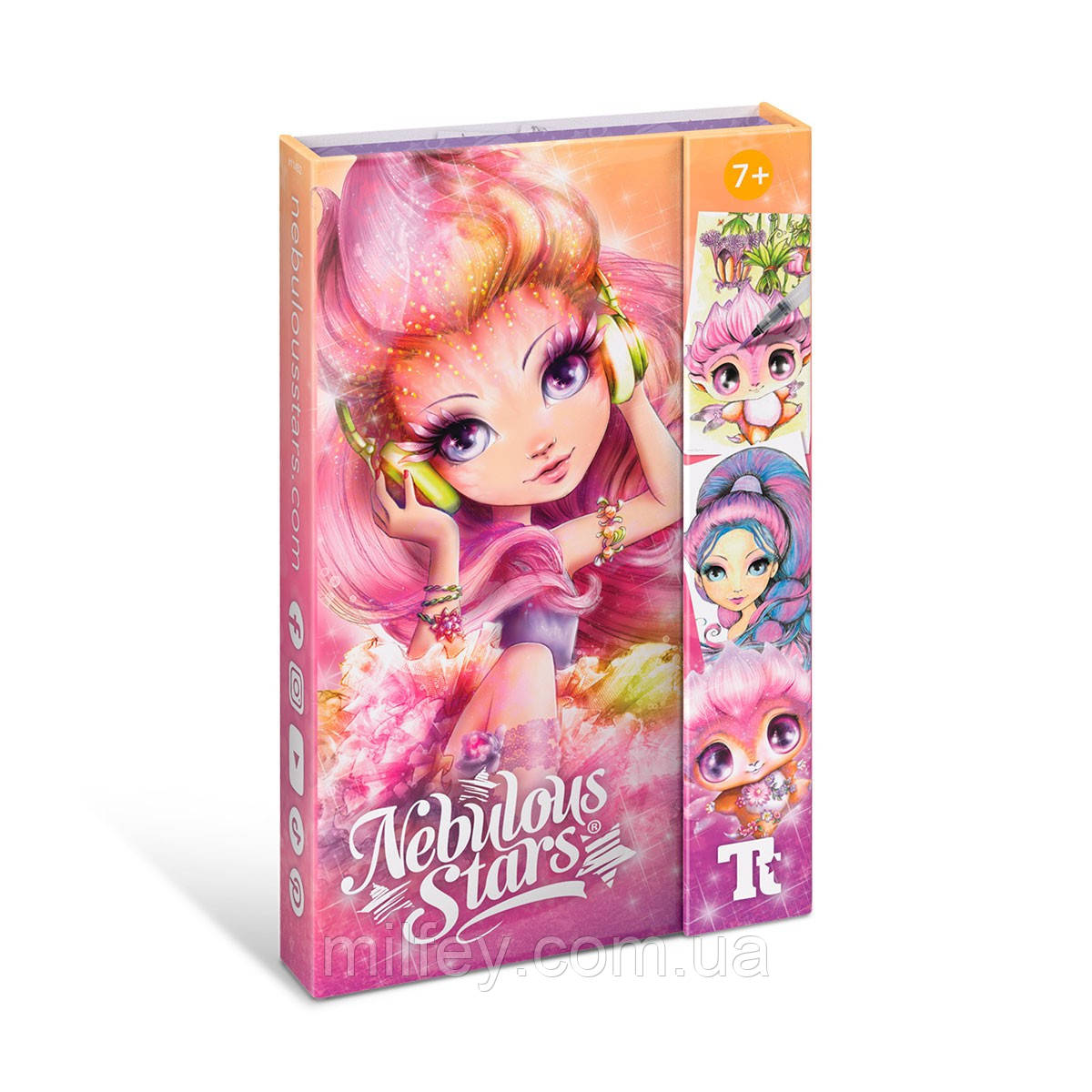 Набір для творчості NEBULOUS STARS - PCКРАСКА З ВОДОЮ, БІЛІ ЛІСТИ: ПОВЕРНІ В ДОРОГУ, фото 1