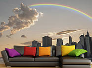 Самоклеюча плівка Oracal "Downton Blue Hour Brooklyn Bridge", фото шпалери для декору кімнати, фото 2