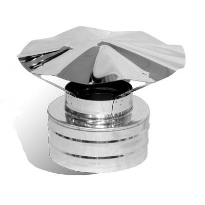 Грибок На Дымоход Versia-Lux150/220 мм 0,5 мм двухстенный нерж/нерж (ID ...