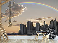 Самоклеюча плівка Oracal "Downton Blue Hour Brooklyn Bridge", фото шпалери для декору кімнати, фото 6