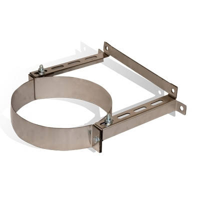 Хомут настінний на димохід Versia-Lux Ø 180 мм нержавіючий, фото 1